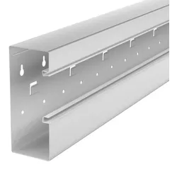 OBO 6277802 Geräteeinbaukanal asymmetrisch 70x170x2000 Stahl lichtgrau RAL 7035 GS-A70170LGR  - 2 Meter