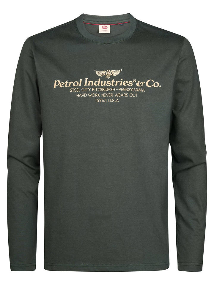 Petrol Industries Longsleeve in Grün - XL