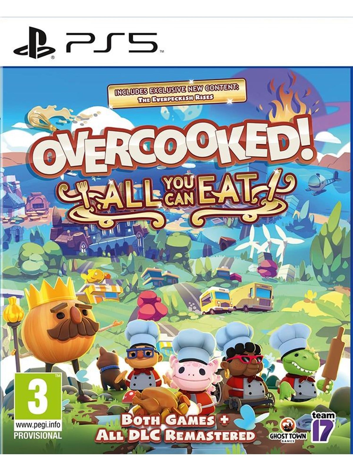 Overcooked! - All You Can Eat - Sony PlayStation 5 - Party - PEGI 3