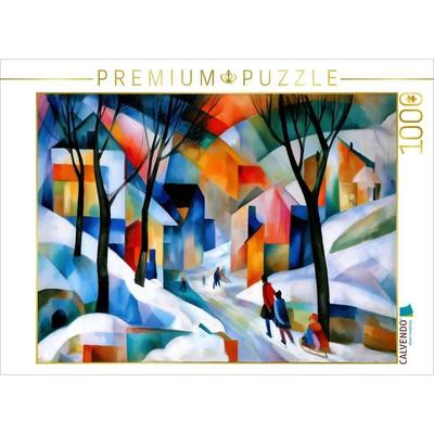 CALVENDO Puzzle Winterfreuden | 1000 Teile Lege-Größe 64x48cm Foto-Puzzle für glückliche Stunden, von , Calvendo Puzzle