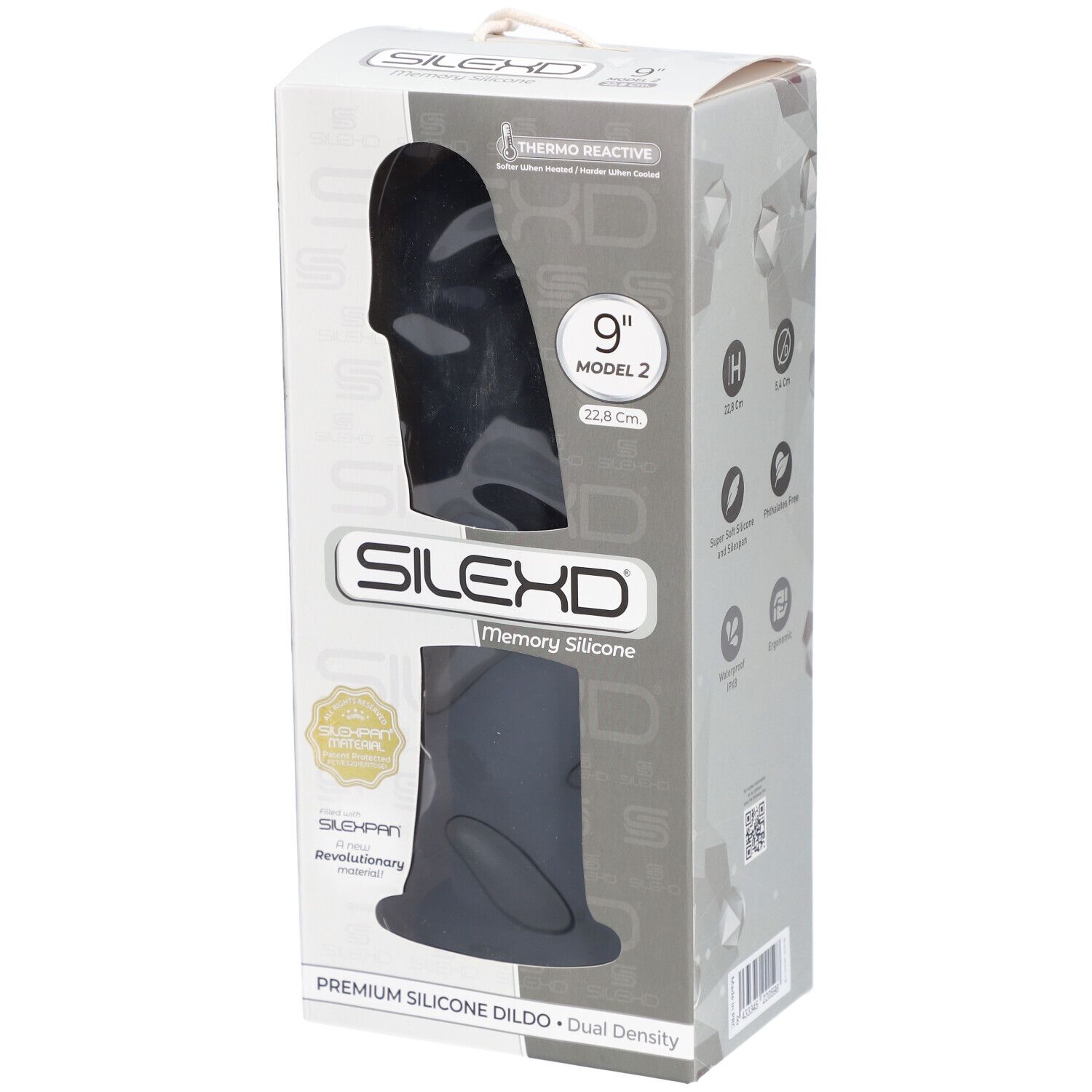 Silexd Premium Silicone Dildo Model 2 - 23 cm Zwart 1 St Sonstige