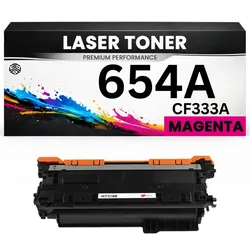 XXL Toner 654A für HP Magenta CF333A Premium Alternative Günstig für HP Color LaserJet Enterprise M651xh, M651n, M651dn