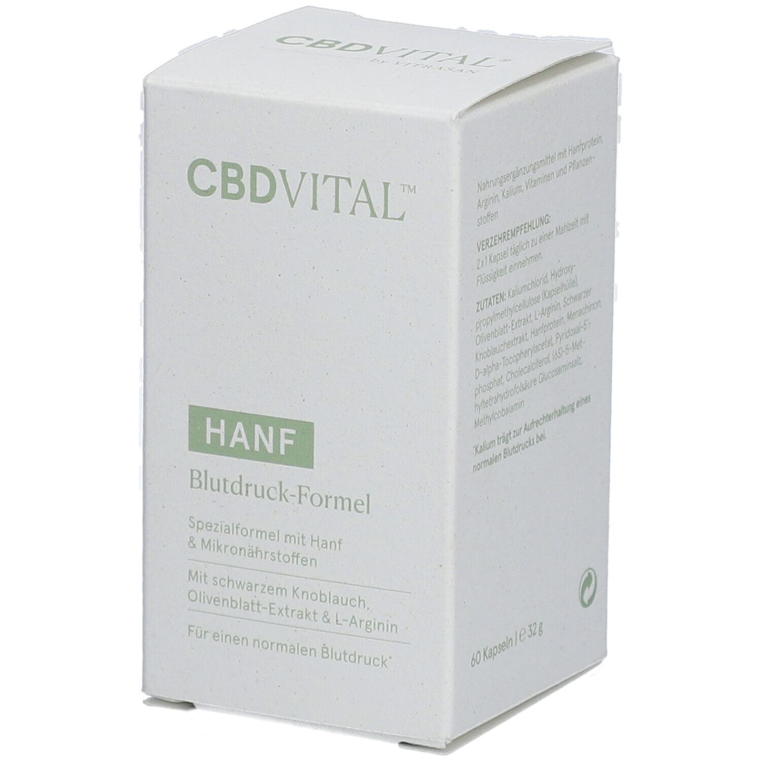 CBD Vital Hanf Blutdruck Formel Kapseln 60 St