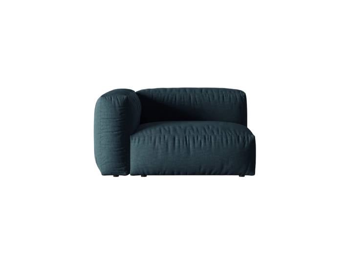 Modulares Seitenelement „Martina“ Strukturstoff Jeansblau Micadoni