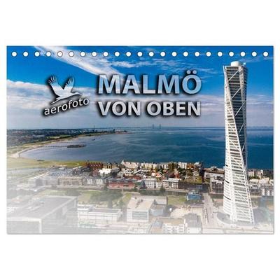 Malmö von oben (Tischkalender 2027 DIN A5 quer), CALVENDO Monatskalender