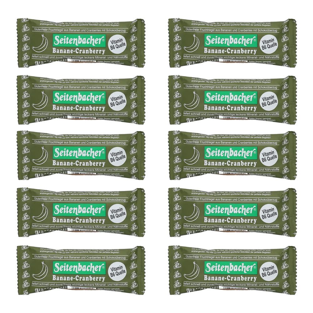 Seitenbacher Banane-Cranberry Riegel 10er-Pack 10x50 g