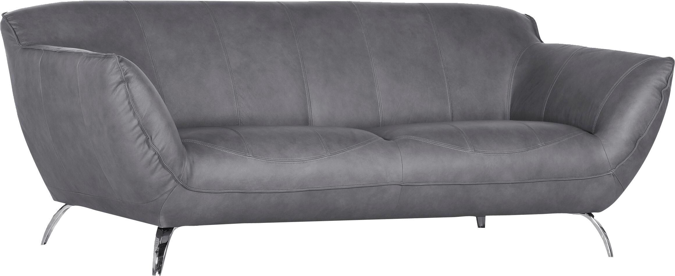 2-Sitzer GUTMANN FACTORY "Venezuela", grau, B:205cm H:83cm T:100cm, Sofas