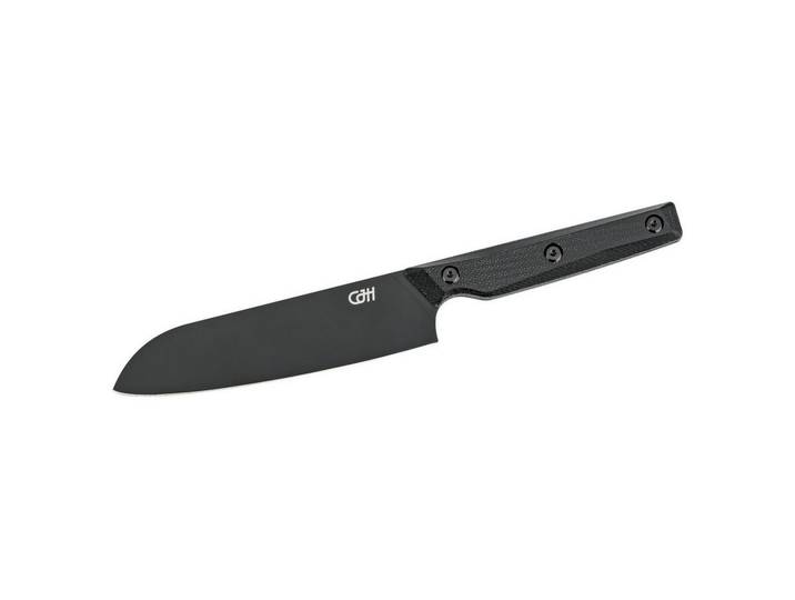 CJH Santokumesser CJH Santoku-Messer klein, VG10 Stahl, Micarta, schwarz