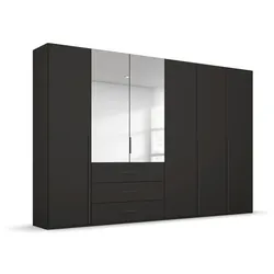 rauch ORANGE Kleiderschrank Montclar 301 x 223 cm Dekor Schwarz