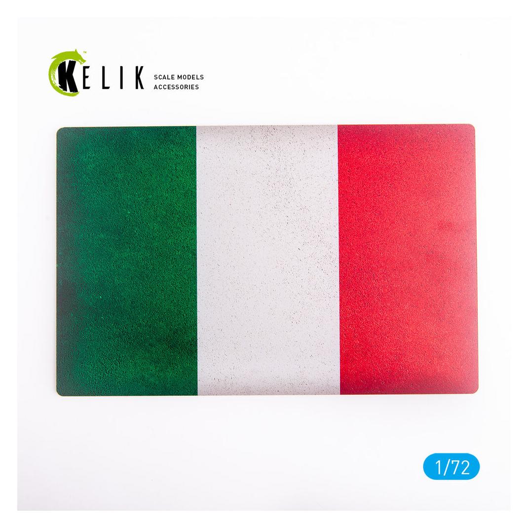 Kelik Italy Flag - Base - Acrylic 3 mm (280 x 180 mm) (170 g) (28 x 18 cm) (KS72089)