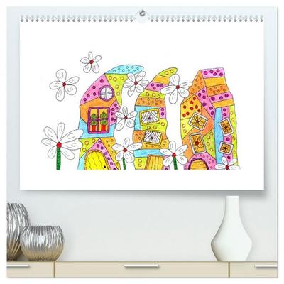 Wohnen mit Charme (hochwertiger Premium Wandkalender 2026 DIN A2 quer), Kunstdruck in Hochglanz