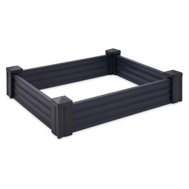 Garden Center RAISED BED PLASTIC 80X120CM DARK GREY (120 x 80 x 22 cm) (B-04 P1)