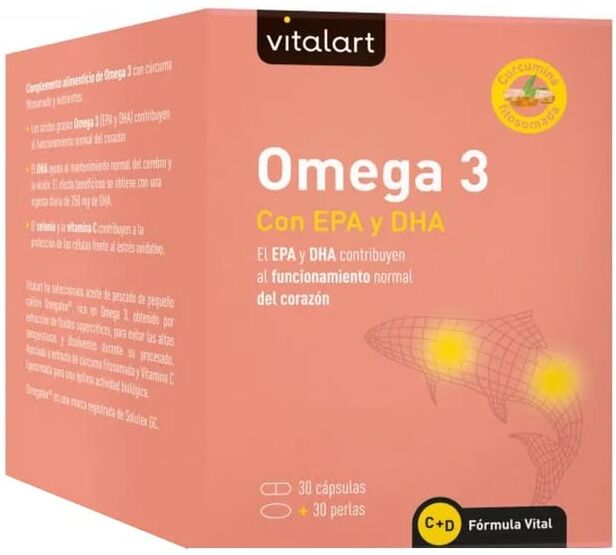 Vitalart Omega 3 30 Perlas + 30 Cápsulas