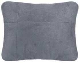 Inspire Select Suede Car Lumbar Support Pillow For Mercedes S Maybach   Waist & Neck Cushion For Comfort, Posture & Fatigue Relief gray