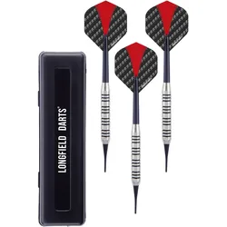 Longfield Darts Longfield Darts Neusilber set, Softtip-Darts auf Blisterkarte (18 g)