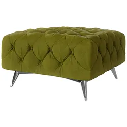 HOCKER Chesterfield Laura Olive Samt