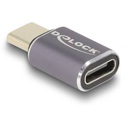 Delock USB 2.0 Adapter [1x USB-C® Stecker - 1x USB-C® Buchse] 60046 Metall