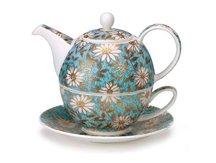 Dunoon China Tasse & Kannen Set - Nuovo Teal