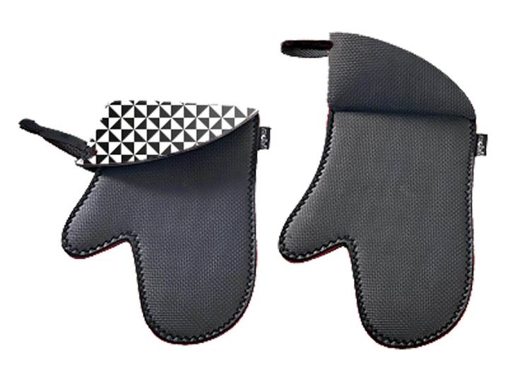 Grillhandschuhe Moha , schwarz, B:30cm L:24cm, Neopren, Topflappen, Grillhandschuhe