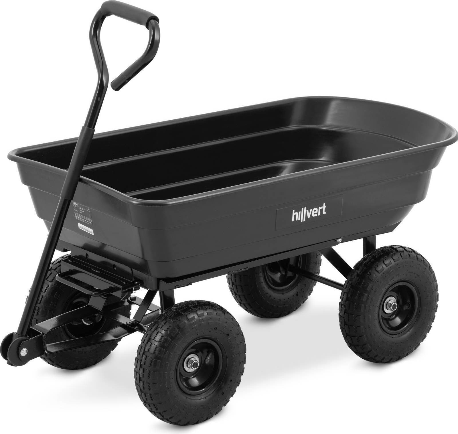 Hillvert Tuinaanhanger 300 kg kantelbaar 75 liter