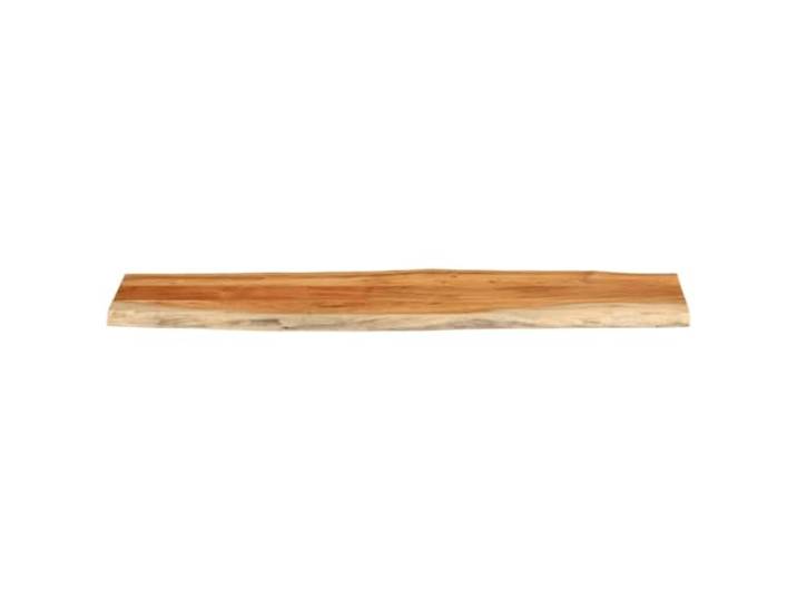 KTHLBRH Tischplatte 180 x 40 x 3,8 cm Massivholz Akazie Rustikale Kante, leicht zu reinigende Oberfläche, für Bartisch oder Service