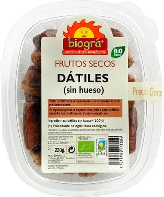 Biogra Tâmaras sem Caroço 230g