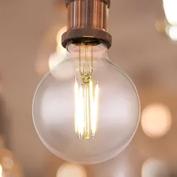 Vintage Leuchtmittel E27 Vintage Glühbirne LED Retro Filament Leuchtmittel, Glas klar, 7 Watt 850 Lumen 4000 Kelvin neutralweiß, DxH 9,5x14 cm