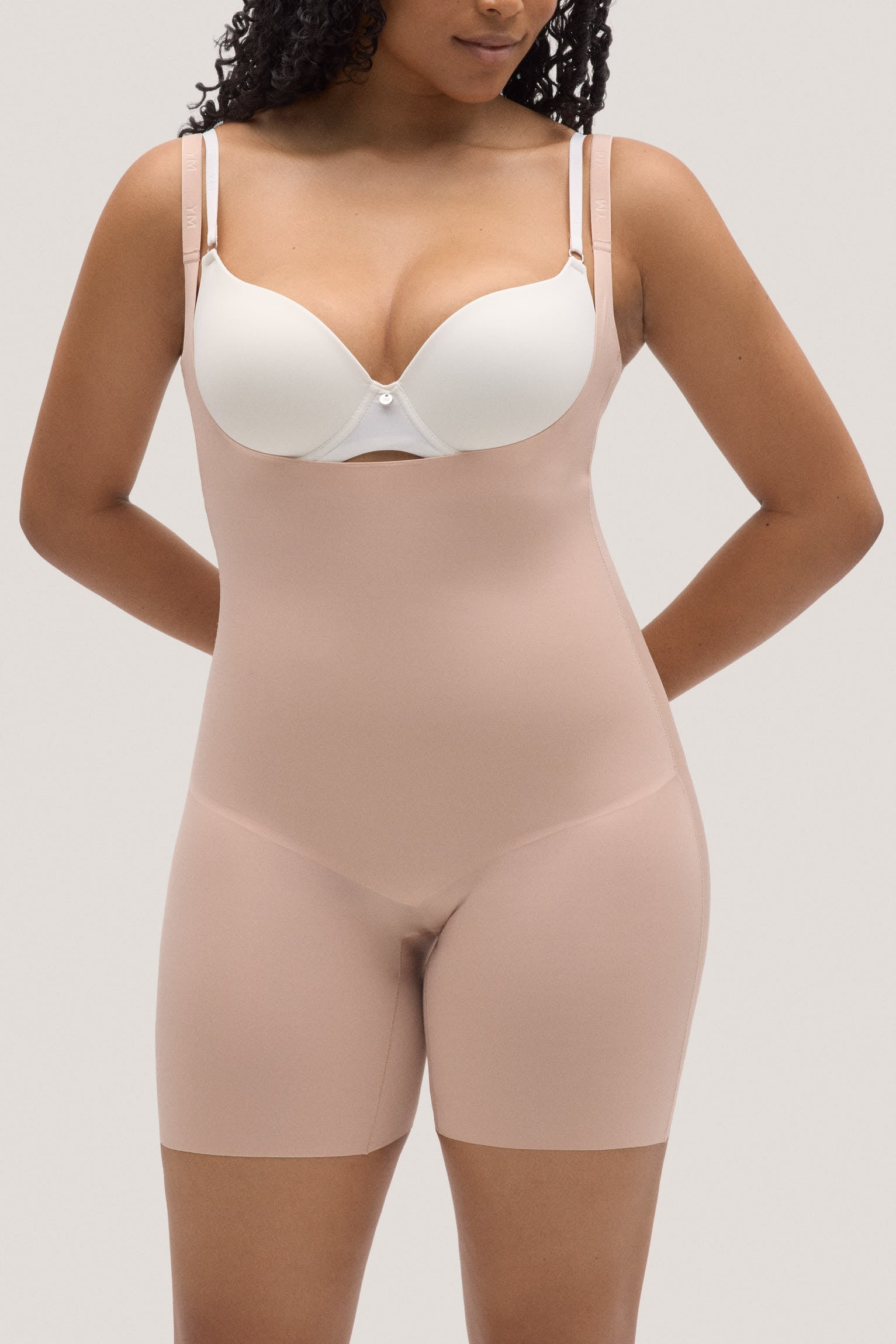 Body YSABEL MORA, Damen, Gr. XXL, N-Gr, beige, Mikrofaser, Obermaterial: 68% Polyamid, 32% Elasthan, Basic, figurbetont normal, Bodys Body, figurformend, weich, bequem, elastisch
