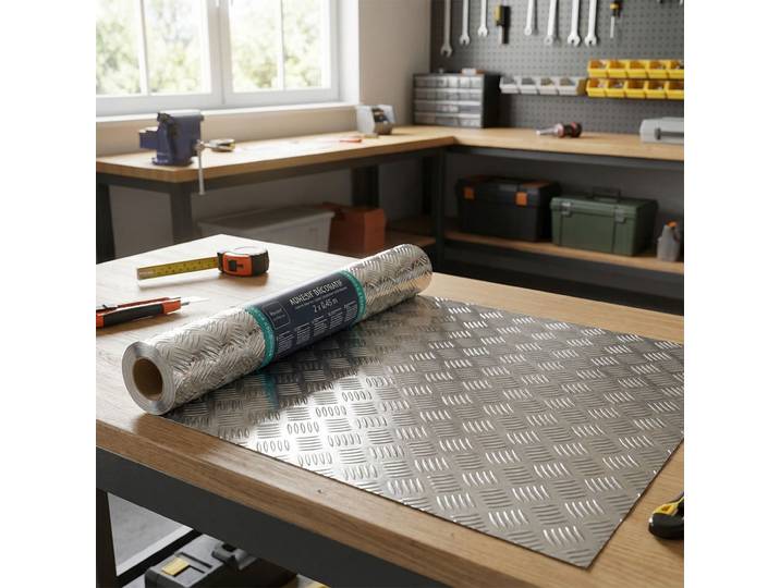 Klebefolie in Metalloptik, 45 x 200 cm, silber