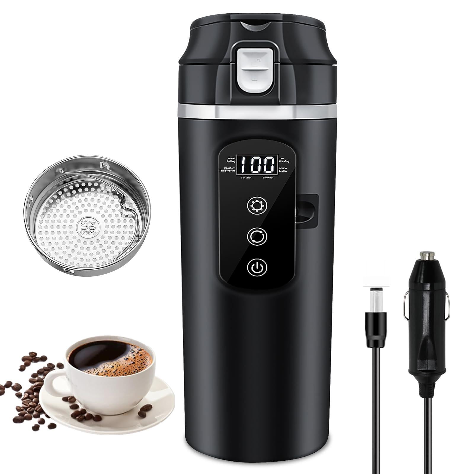 Selius Elektrische mini-reiswaterkoker 500ml, DC 12V/24V