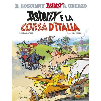 ASTERIX E LA CORSA DITALIA, Gebundene Ausgabe von René Goscinny, Egmont Ehapa Media