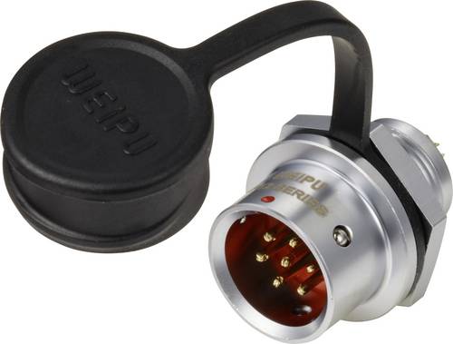 Weipu SF1212/P7 Rundstecker Stecker, gerade Gesamtpolzahl: 7 Serie (Rundsteckverbinder): SF12 1St.