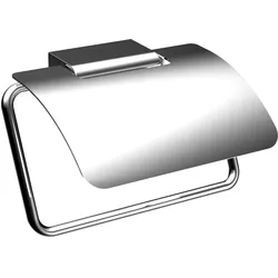 emco flow Toilettenpapierhalter mit Deckel, 270000101, Farbe: Chrom