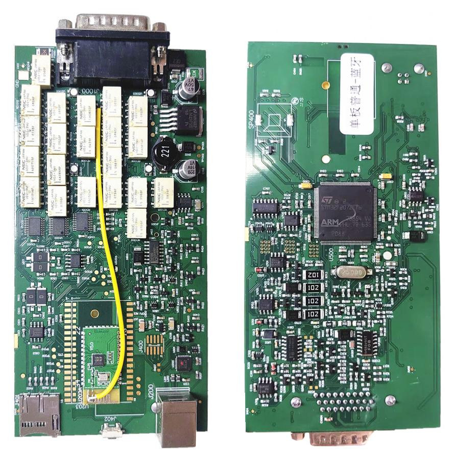 Selius Auto Uitleesapparaat Bluetooth OBD2 Scanner voor 12V en 24V Voertuigen met Kunststof Behuizing