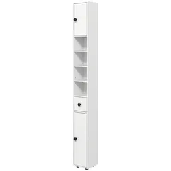 BADEZIMMERSCHRANK Spanplatte Weiß