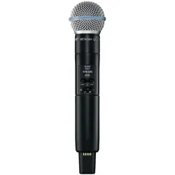 Shure SLXD2/B58=-G59 - Nadajnik do ręki z mikrofonem Beta58 (470-514 MHz), Mikrofon Zubehör