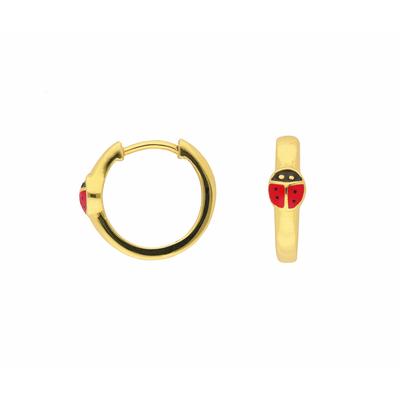 Paar Creolen ADELIA´S "Damen Goldschmuck", gold, Ohrringe, Damen, Damen, Gold, 333 Gold Goldschmuck für Damen