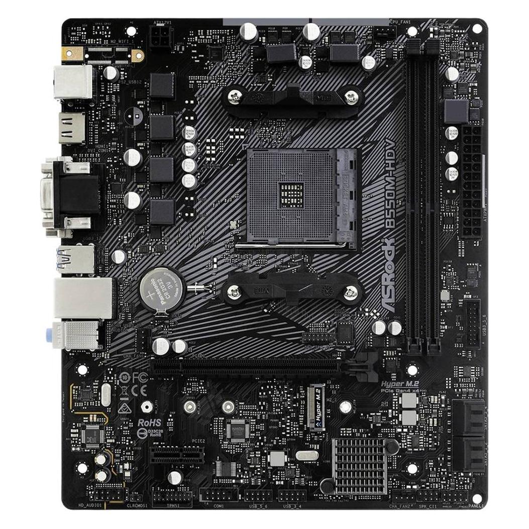 AsRock B550M-HDV (AM4, AMD B550, mATX) (90-MXBDJ0-A0UAYZ)