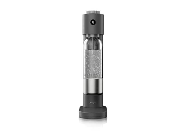 WMF Element One Bruiswatertoestel, 3 bruisniveaus, volautomatisch bruisen, ruimtebesparend, elegant, roestvrijstalen behuizing, in trendy kleur lava, 0608116040
