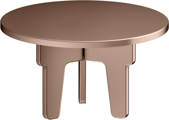 KEUCO Universal Ventilabdeckung 59903290000  für Schaftventile, G 1 1/4, Rotgold gebürstet
