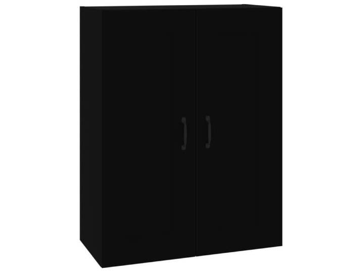 Armoire murale suspendue - GKK - design élégant - Noir - 69 5x32 5x90 cm A2304