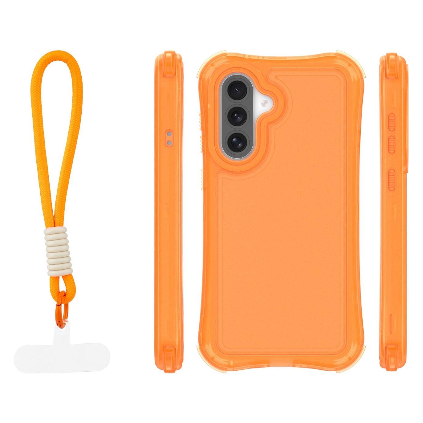 OEM Safepop case with strap for Samsung Galaxy A36 5G / A56 5G / A37 5G orange (Samsung Galaxy A56 5G) (GSM275680)