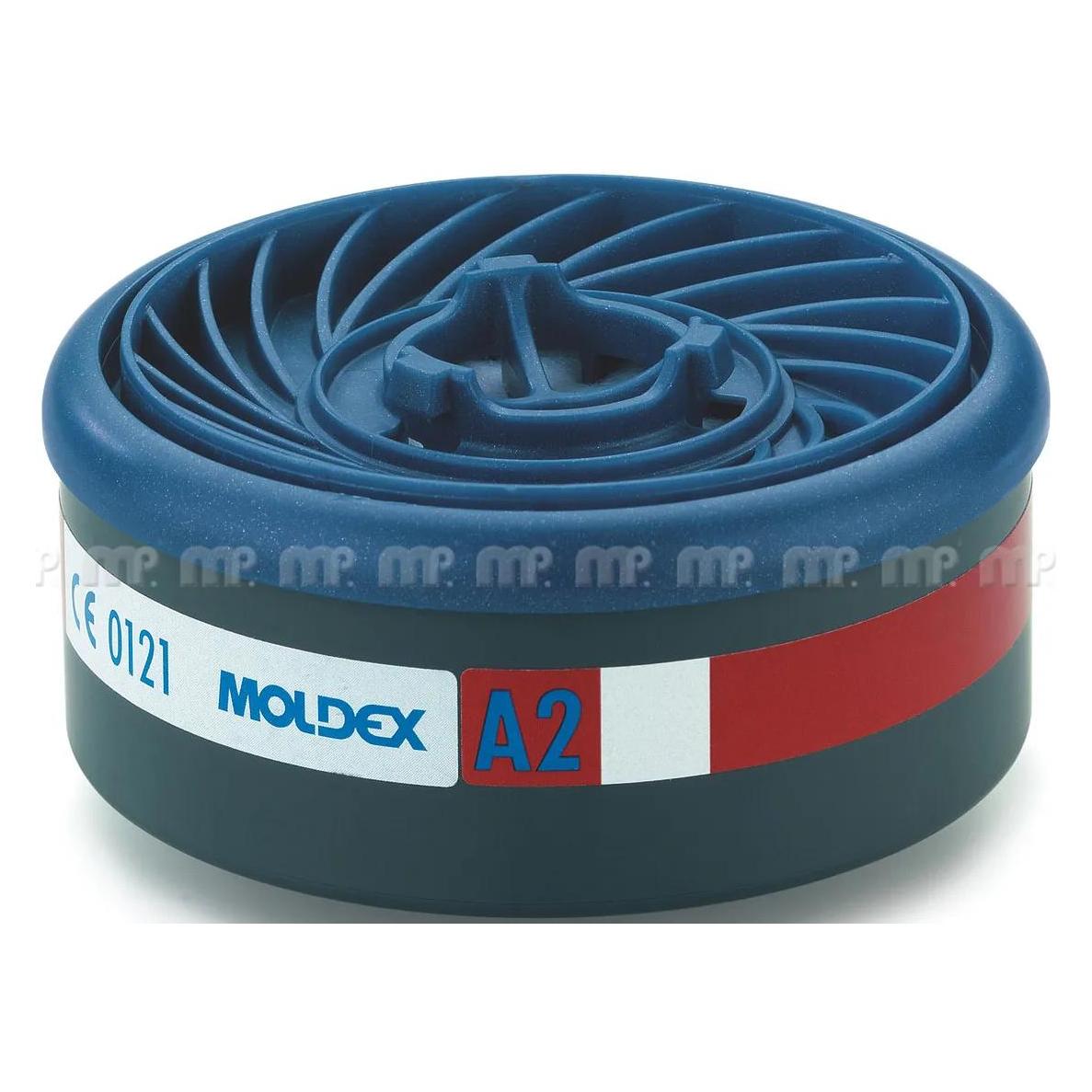 Mipa Moldex 9200 Easy Lock Gas Filter Patronen, A2 (48 Stück) (48x) (59501920000)