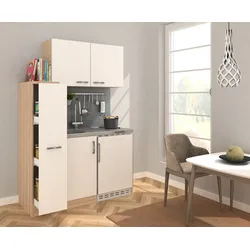 Respekta Miniküche MK130ESWOSS 130 cm weiß - Kochmulde