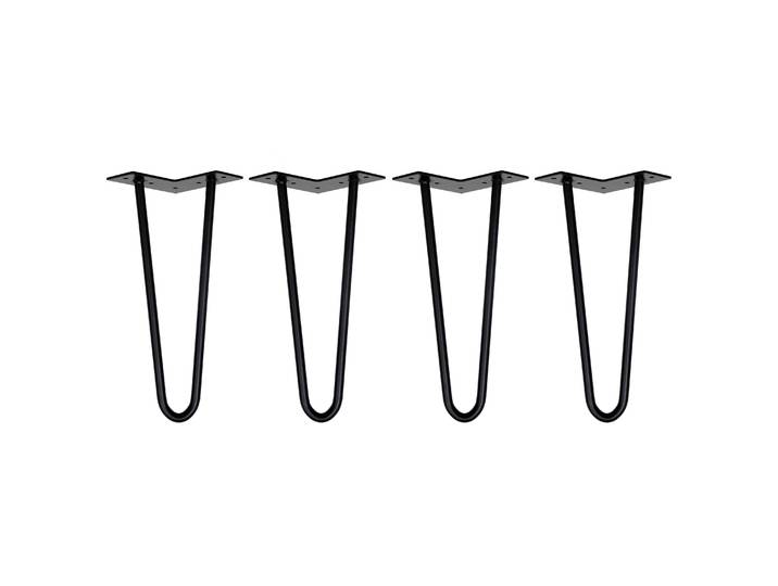 Tischbeine Hairpin 30 cm schwarz 4er Set