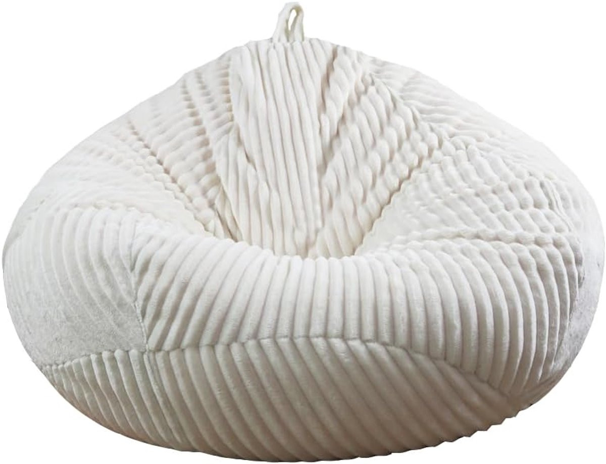 Vulling voor zitzakstoel voor kinderen en volwassenen, witte hoes voor sofa-knuffeldieren, maat XL