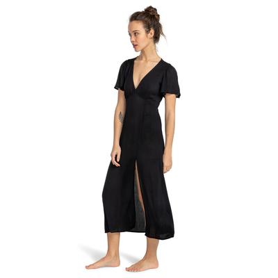 Sommerkleid BILLABONG "Jet Set", Damen, Gr. S, schwarz, Obermaterial:100% Viskose., Kleider Sommerkleid