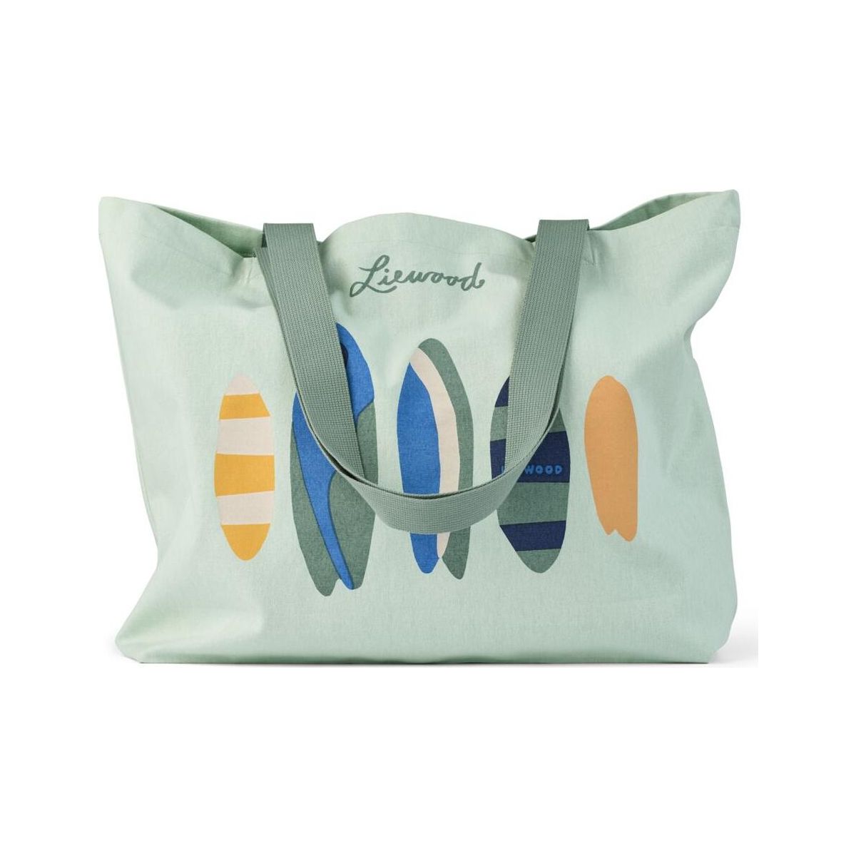 Liewood Big Totebag boards / light peppermint (2692) ONE SIZE LW14796-2692-ONE SIZE-CU