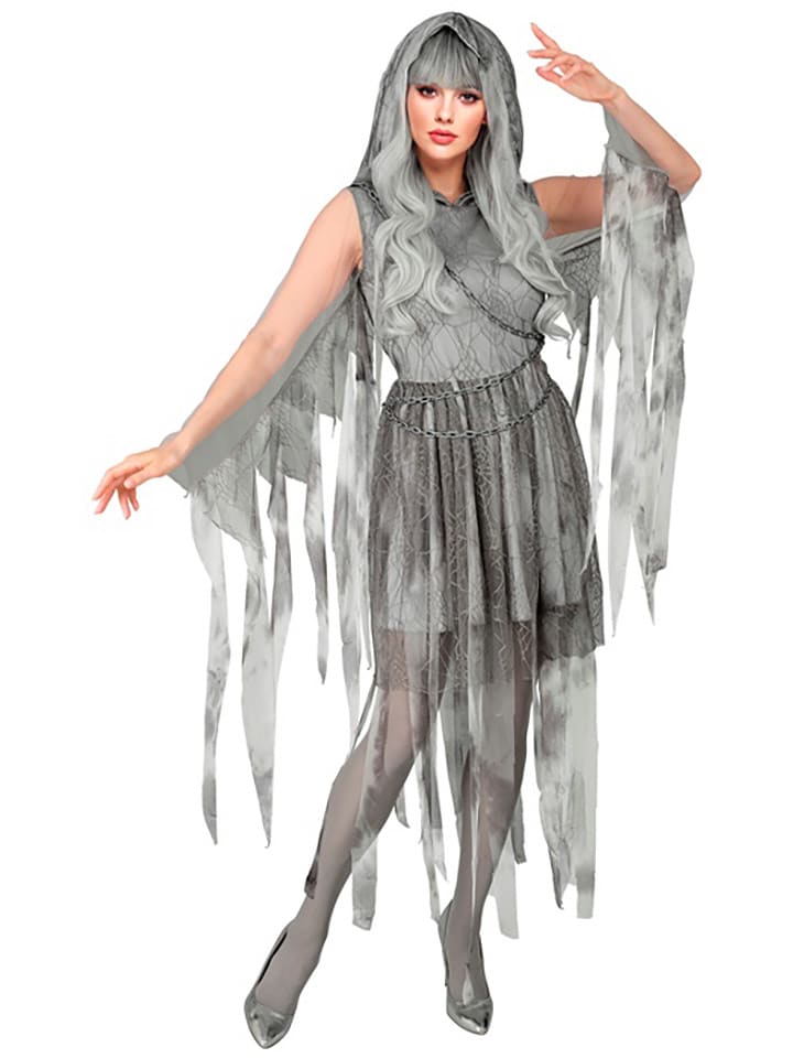 Widmann Kostüm "GHOSTLY SPIRIT IN KETTEN" in Grau - M
