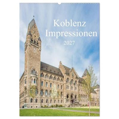 Koblenz Impressionen (Wandkalender 2027 DIN A2 hoch), CALVENDO Monatskalender
